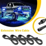 4PCS 10FT Extension Wire Cable For Cord Rgb Led Rock Light / Halo Chasing Pods. Fixed Price $15.19.