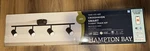 Hampton Bay HBT41051RWA-43 Crosshaven 2.6 Ft. 4-LIGHT Black Smart Color Tunable. Fixed Price $77.77.
