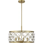 Savoy House Lighting 6-8410-4-322 Bailey Semi-flush Mount Warm Brass. Fixed Price $828.00.