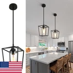 Gzjunyo 2-PACK Black 1-LIGHT Farmhouse Metal Pendant Lights For Kitchen Island. Fixed Price $154.98.