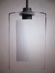 Progress Lighting Double Glass Collection 1-LIGHT Graphite Pendant. Fixed Price $66.45.