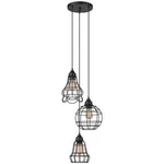 Globe Electric Jorah 3-LIGHT Oil-rubbed Bronze Cage Cluster Pendant. Fixed Price $79.04.