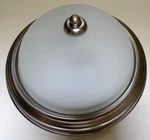 Seagull Lighting 2 Brushed Nickel Ceiling Fixture Cat# 77064. Fixed Price $39.99.