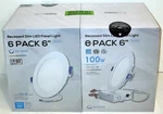 (12 Pack!) Torchstar Led 4000K Cool White 12W Slim Panel Recessed Lights (new). Fixed Price $139.99.