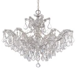 Crystorama Maria Theresa Chandelier Clear Crystal Spectra 4439-CH-CL-SAQ. Fixed Price $2629.99.