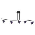 Cal Lighting Orbit, GU-10, Dark Bronze/bls, 26" SL-954-5-DB-BLS. Fixed Price $475.00.