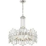 Crystorama BOL-8888-PN Bolton Chandelier Polished Nickel. Fixed Price $2078.40.