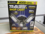 Triburst Hanging Shop Light Led Bright 4000 Lumens Bell Howell Corded New. Fixed Price $22.50.