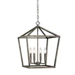 Millennium Lighting 3244-AS 4-LIGHT Pendant Antique Silver. Fixed Price $198.00.