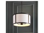 Jonathan Y Thatcher 17" 4-LIGHT Led Pendant Oil Rubbed Bronze White. Fixed Price $58.00.