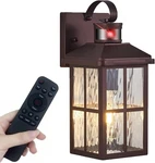 Yjxgdil Porch Lights Outdoor With Remote Control: Motion Sensor 1 Bronze. Fixed Price $77.99.