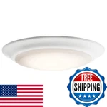Kichler 43846WHLED27B Gen Downlight 1-LIGHT White. Fixed Price $27.74.