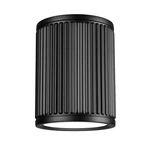 Z-lite Stari Light 6.25" Flush Mount, Matte Black/frosted 1013F6-MB-LED. Fixed Price $124.00.