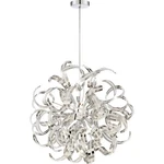 Quoizel RBN2823CRC Open Box Ribbons Foyer Pendant Crystal Chrome. Fixed Price $332.00.