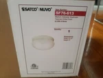 Satco Nuvo SF76-613 White 2-LIGHT 9-1/2"W Flush Mount Bowl Ceiling Fixture. Fixed Price $24.99.