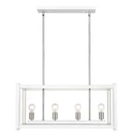 Acclaim Lighting Coyle 8 Linear Pendant, White/nickel Cluster - IN20042WH. Fixed Price $650.00.