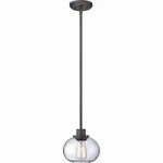 Quoizel Trilogy Farmhouse Light 8" Mini Pendant TRG1508OZ Old Bronze. Fixed Price $129.95.