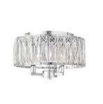 Home Decorators Collection Atherton 3-LIGHT Chrome Flush Mount New. Fixed Price $58.49.