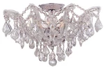 Crystorama Maria Theresa 19" Wide Chrome Ceiling Light. Fixed Price $598.00.