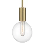 Savoy House 7-3075-1 Wright 6"W Mini Pendant Brass. Fixed Price $178.00.