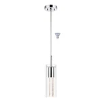 Modern Chrome Hanging Pendant Light With Led Bulb And Bubble Crystal For Kitchen. Fixed Price $60.99.