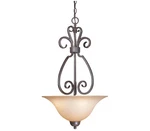 Craftmade 22023-FM, Sheridan Large Bowl Pendant, Light, Forged Metal. Fixed Price $69.98.