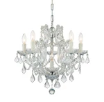Crystorama Lighting Group 4405-CL-I Maria Theresa 6 20"W Chrome. Fixed Price $394.59.