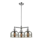 Innovations Large 3-LT Chandelier, Amber/chrome/mercury Bell 207-PC-G78. Fixed Price $274.99.