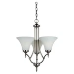 Sea Gull Montreal 18" Light Chandelier, Antique Brushed Nickel, 31180-965. Fixed Price $80.97.