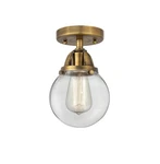 Innovations Lighting 288-1C-9-6 Beacon Semi-flush 6"W Brass. Fixed Price $144.32.