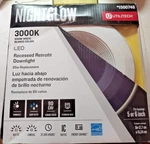 Utilitech Nightglow Led 5"-6" White Recessed Downlight Lamp Replacement For 65W. Fixed Price $19.90.