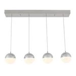 Artika Sparkle 21-WATT 4-LIGHT Glam Chrome Plated Integrated Led Pendant. Fixed Price $38.99.