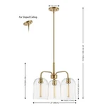 Safavieh Romeyn 3LT 21" Pendant, Reduced Price 2172764572 PND4171A. Fixed Price $108.00.