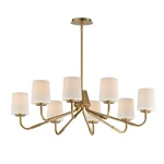 Maxim Lighting Durham Chandelier, Natural Aged Brass/white - 12698WTNAB. Fixed Price $465.80.