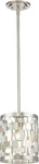 Z-lite 430MP-BN 1 Light Mini Pendant, Brushed Nickel, 9.75X6.00X6.00. Fixed Price $99.99.