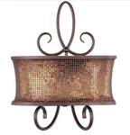 Maxim Lighting 24168SBUB Alexander 2-LIGHT Wall Sconce Bronze New Nib. Fixed Price $67.48.