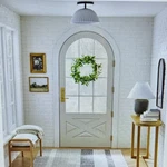Threshold Studio Mcgee Pendant Lamp 0104 White W/ Black Finish New Freeship. Fixed Price $89.99.