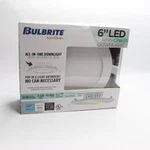 Bulbrite Dimmable Flat Led Recessed Downlight 6" 773125. Fixed Price $10.03.