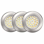 Led Puck Lights Dimmable Recessed Surface Mount Nickel Pack Of 3 By Getinlight. Fixed Price $52.06.