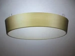 Jazava 11.8 In. 2-LIGHT Brass Flush Mount With Frosted Glass. Fixed Price $49.95.