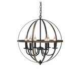 Kingso Pendant Light Rustic Metal Chandelier 23.62'' Oil Rubbed Bronze. Fixed Price $149.99.