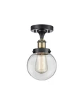 Innovations Lighting 916-1C-11-6 Beacon Semi-flush 6"W Black. Fixed Price $123.20.