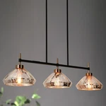 Ksana Black Gold Chandeliers For Dining Room 3-LIGHT 37.5'' Kitchen Island. Fixed Price $188.75.