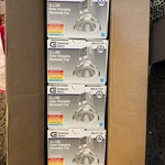 4PK Commercial Electric 3 In. Led Canless Recessed Light Brushed Nickel Trim. Fixed Price $27.95.