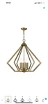 Livex Lighting Prism Chandelier Antique Brass 40926-01. Fixed Price $110.00.