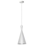 Dainolite Light Pendant, Matte White Silver HKI-81P-WH. Fixed Price $116.80.
