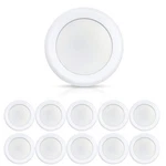 Ecoeler 10PACK 6" Dimmable Led Disk Light, 16.5W 5000K Daylight 1000LM, Dimma.... Fixed Price $64.59.