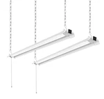Enateclite 2-PACK 4FT Led Shop Light, 84W/7000LM/4000K Garage Hanging Lights .... Fixed Price $57.53.