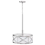 Kichler Edenbrook Brushed Nickel Modern/contemporary Etched Glass Drum Pendant. Fixed Price $90.00.