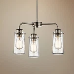 Kichler Braelyn 18" Wide Classic Pewter 3-LIGHT Chandelier. Fixed Price $364.99.